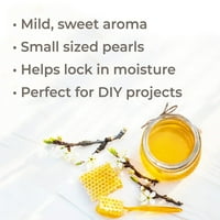 Biljna terapija organskim pčelinjim biserima-Žuta, potpuno prirodna.