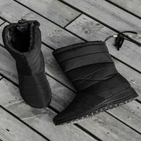 Ženske čizme za snijeg u A-listi, tople cipele do gležnja, Ležerne udobne vanjske čizme na klin