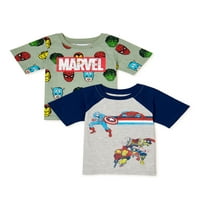 Majica Marvel Toddler Boys, 2-pack, veličine 12m-5T
