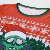 Muške božićne košulje, majica dugih rukava, dvije božićne košulje, udobna božićna bluza na plaži s printom hladno i bazen 2 inča