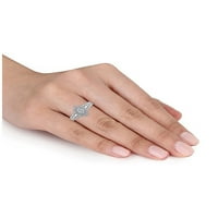 Zaručnički prsten od markiznog dijamanta u 10k žutom zlatu, veličina 5