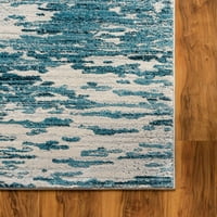 Jedinstveni tkalački stan 2 ' 6 ' plavi mornarski trkač apstraktni Obalni savršen je za kupaonicu blatobrana u praonici rublja