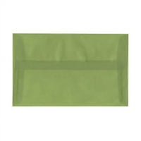 Papir i omotnica prozirne omotnice, 12 komada, zelene, pakirane, list zelene