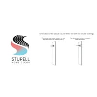 Stupell Industries Texas State Typographic Grafička umjetnost Umjetnost Umjetnika Umjetnost, dizajn do subotnje večernje posta