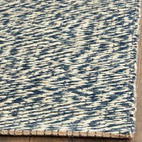 Tkani tepih od jute od prirodnih vlakana, Plava slonovača, 2' 6 12'
