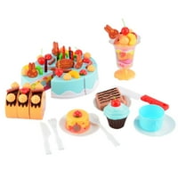 Rođendanska torta set igračaka za igranje uloga s hranom