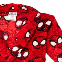 Spider-Man i prijatelji mališani dječak pidžama plišani ogrtač, veličine 2T-4T