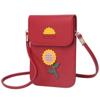 Ženska cvjetna kozmetička torba, mala četvrtasta torba na jedno rame, torba za mobitel, potrepštine za putovanja