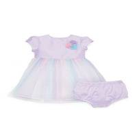 Wonder Nation Baby & Toddler Girls Easter Tutu haljina; Veličine bebe s poklopcem pelena