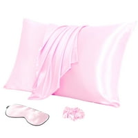 Jedinstvene ponude izdržljive meke zatvarače set satenskih jastuka ružičasta kraljica