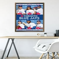 Zidni poster tima Toronto Blue jace, 22.375 34 uokviren