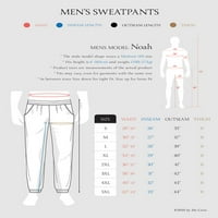Muške sportske hlače s elastičnim dnom i džepovima