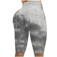 Odjeća za oblikovanje joga hlače zgužvane tajice za vezanje protežu se za trčanje fitness biciklističke kratke hlače Ženska odijela