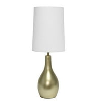 Jednostavan dizajn stolne svjetiljke, zlato