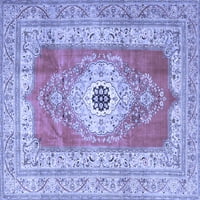 Tvrtka alt pere u stroju pravokutne tradicionalne perzijske plave prostirke za unutarnje prostore, 2 '5'