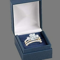 Ženski prsten u obliku prstena od dijamantnog kristala, legura otporna na habanje, ženski remen za prst, zaručnički prsten, nakit