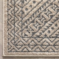 Dobro tkana malaga lire mozaične pločice Rad bež 7'10 10'6 visoke nisko područje prostirke