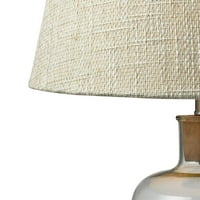Stolna svjetiljka u prozirnoj staklenoj boci s plutenim vratom-s prigušivačem LED žarulje