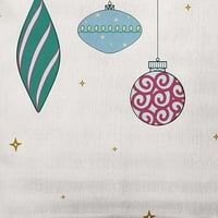 Jednostavno tratinčica lagana ledena boja Svijetlo božićno mekano obrubljeno poliestersko ukrasni jastuk za bacanje, 16 16