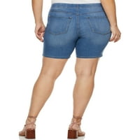 Sofia Jeans by Sofia Vergara Women's Plus Size Gabriela Pull-On Bermuda kratke hlače