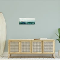 Stupell Industries usamljeni čamac s lebdećim oceanskim vodenim kolažom galerija omotana platna za tisak zidne umjetnosti, dizajn