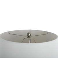 Stolna svjetiljka od prozirnog stakla od brušenog čelika