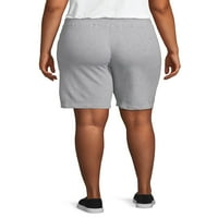 Ženske plus veličine Athleisure 10 Bermudske kratke hlače sa zatvaračem