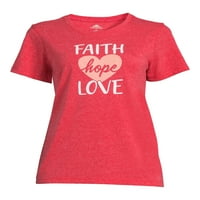 Način da proslavimo grafičku majicu vjere nade žene