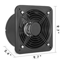 Industrijska ekstraktor za ventilaciju Metalni aksijalni ispuh komercijalni ventilator za puhanje zraka Otvaranje ispušnih ventilatora