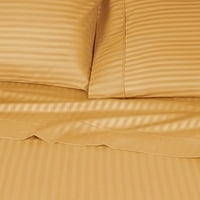 Egipatski pamučni set posteljine s poboljšanim brojem niti, zlato, više-više