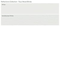 Zbirka prilagođenih refleksija, 2 Bežični bledani sjenila, bijela, 50 Širina 48 Duljina
