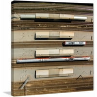 Marmont Hill vlakovi Karolisa Janulisa slika-ispis na omotanom platnu