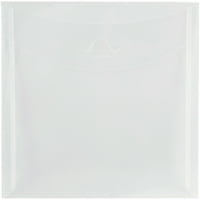 Papirnate prozirne plastične omotnice s preklopnim preklopima, 6.156. 1, pakirano