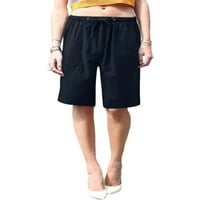 / Ženske kratke hlače Bermuda, mini hlače, široke ljetne kratke hlače za plažu, ženske trenirke Na Havajima, svijetlozelene;
