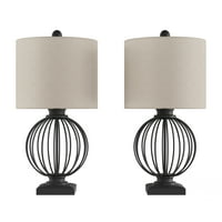Luksuzni kućni set modernih stolnih svjetiljki od kovanog željeza s LED žaruljama