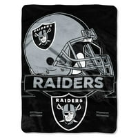 Oakland Raiders Sjeverozapadna tvrtka 60 80 Prestige Raschel pokrivač