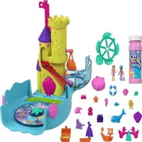 Set za igru U donjem dijelu, Igračka sirena s mikro lutkama i dodacima za vodene igre