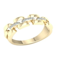 Imperial 1 6CT TDW Diamond 10k Melting Gold Muški modni prsten