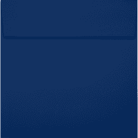 Papir kvadrat pozivnice Peel & Pritisnite omotnice, 1 2, mornarsko plava, pakiranje