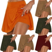Ženske hlače za vježbanje u donjem dijelu jesenske uštede jednobojne lažne kratke hlače s dvije joga hlače