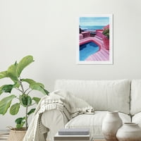 Wynwood Studio ispisuje ružičasto mjesto nautičke i obalne plaže Essentials Wall Art Canvas Print Pink 13x19