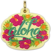 Havajska cvjetna navlaka za ključeve od PVC-a