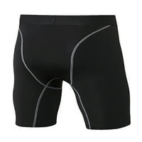 Muške kratke hlače za vježbanje u donjem dijelu, joga kratke hlače visokog struka, sportske mini hlače s elastičnim strukom, zatezanje