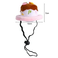 Kapa za kućne ljubimce u obliku torte s gumicom, pribor za igranje, udobne kape za mačke, dostupne boje