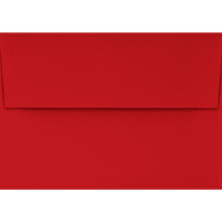 Lukser 4BAR Omotnice za pozivnicu, 1 8, praznični crveni, 60 lb, pakiranje