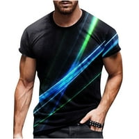 Rasprodaja majica s digitalnim tiskom Plus veličine za muškarce, ljetne udobne Ležerne majice kratkih rukava s okruglim vratom, Ležerne