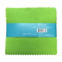 Waverly 5 5 Čvrsta maka u boji pamučna kvadratna paket tkanina za šivanje