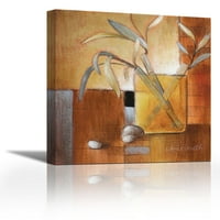 Poslijepodnevni bambusovi listovi-Galerija suvremene likovne umjetnosti giclee na platnu - zidni dekor-umjetnička slika-spremna za