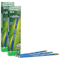 Olovke u boji koje se mogu izbrisati u boji, plave, pakirane