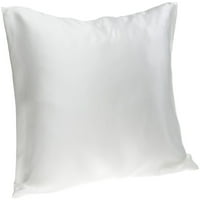 Spasilk čista svilena jastuka za kosu i kožu, uklapa se u kraljice standardne jastuke, pakiranje, bijelo